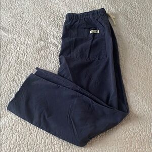 Birdwell Beach Britches Cotton Casual Beach Pants Blue Large